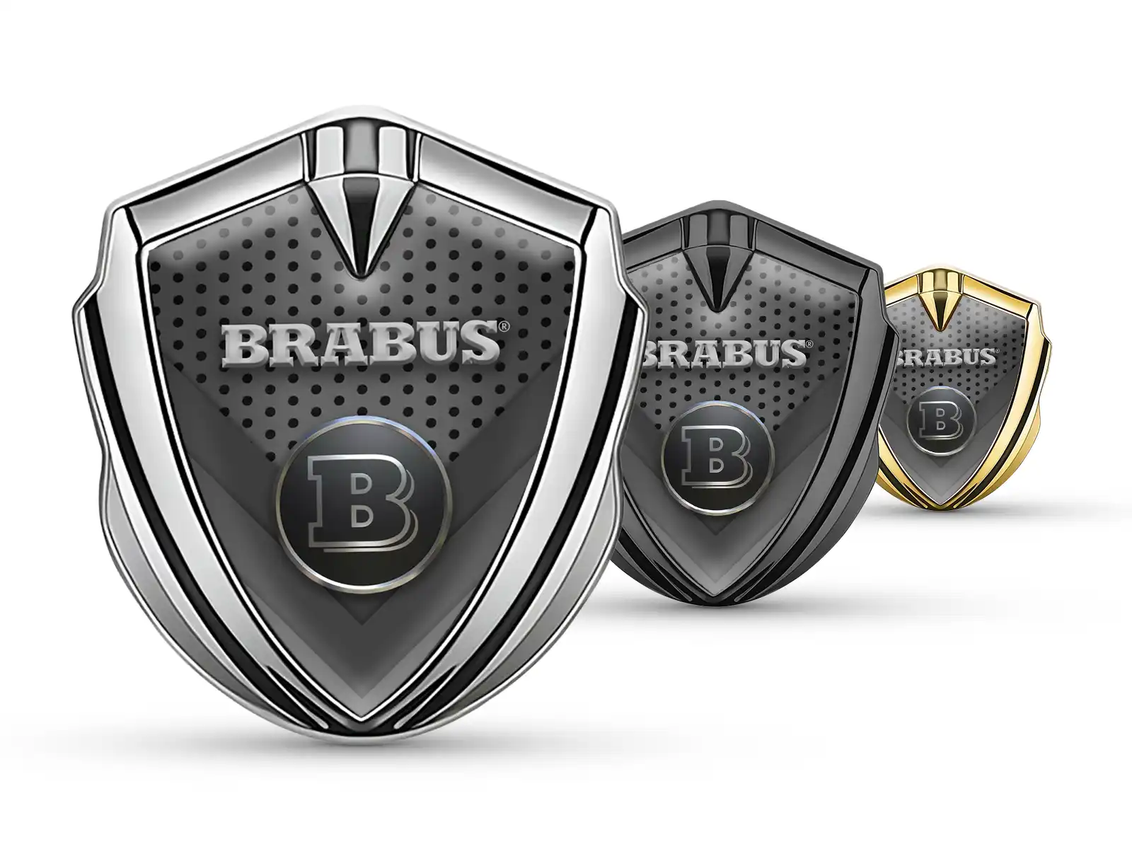 Brabus Metall Emblem Abzeichen Anpassbar Kraft Design